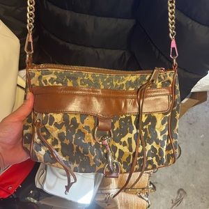 Rebecca Minkoff Leopard Canvas MAC Crossbody
